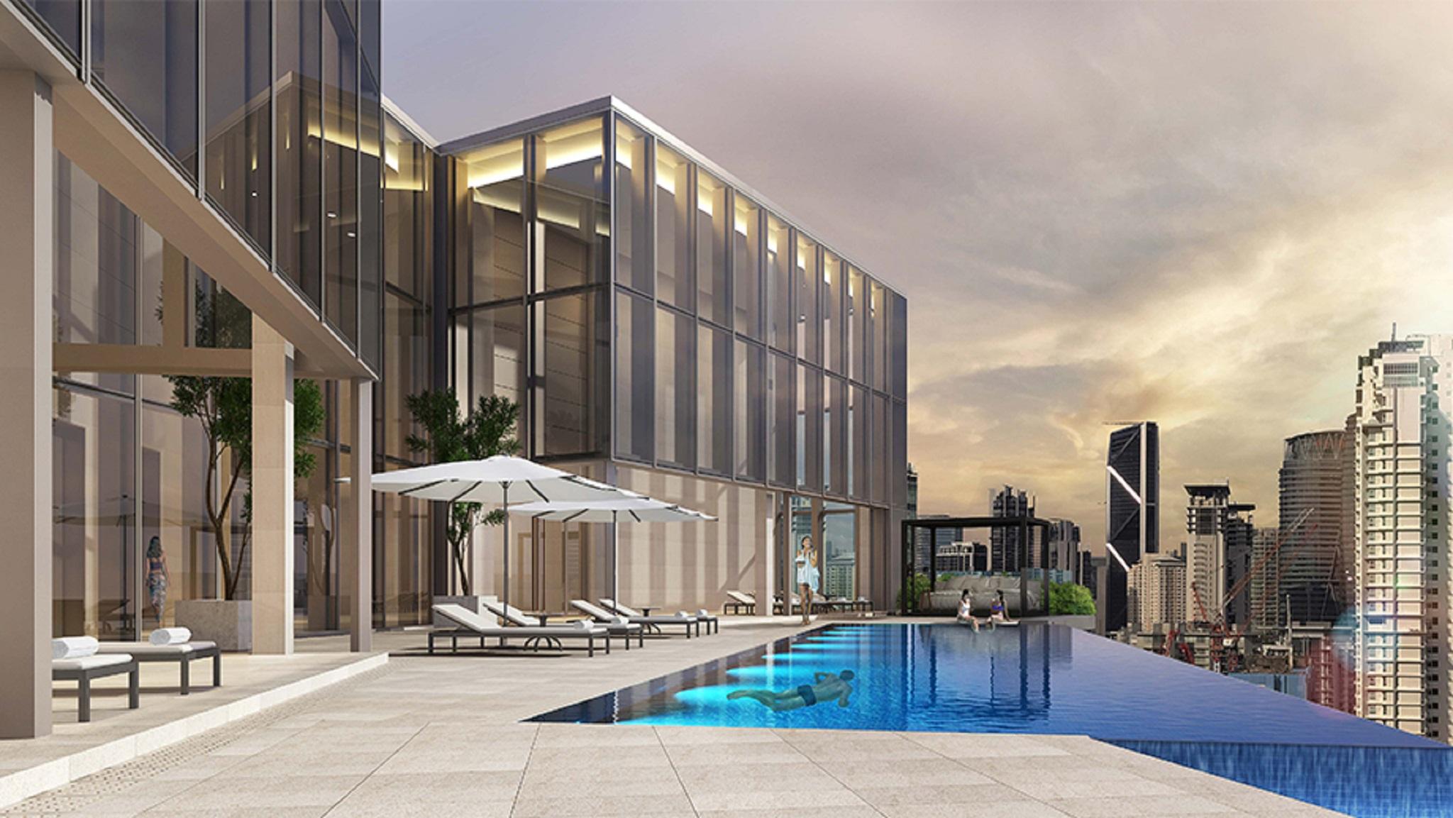 Pavilion Hotel Kuala Lumpur Managed By Banyan Tree Zewnętrze zdjęcie The pool at the 101